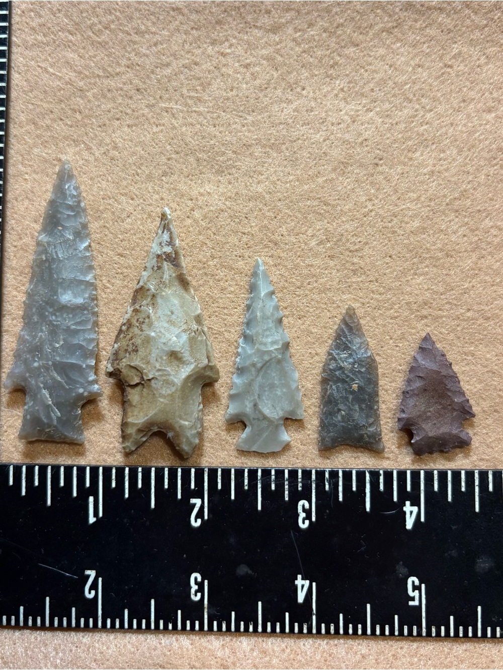Arrowheads from Nocona Texas. In our family since late 1950’s early 1960’s - Picture 2 of 2
